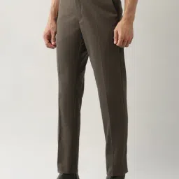 Arrow Brown Regular Fit Trousers image 3