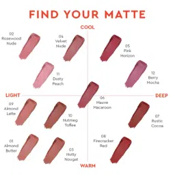 Kiro Slickstick Luxe Matte Lipstick Almond Latte - 2.4 gm image 5