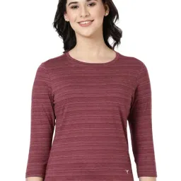 BLOSSOM Women's Stripped Melange Soft Cotton Full Sleeve T-Shirt_Long Sleeve Tee-picture-19