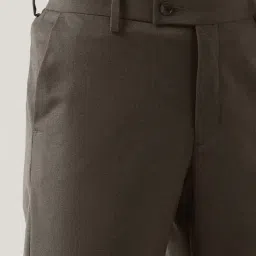 Arrow Brown Regular Fit Trousers image 5