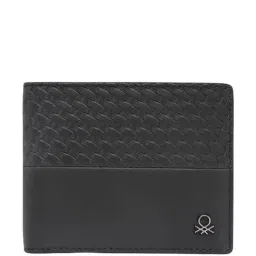 United Colors of Benetton Bates Black Casual Leather Bi-Fold Wallet for Men-picture-37
