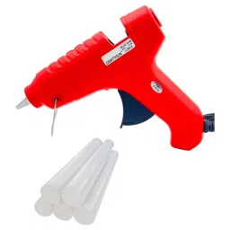 CRAFTYGUN 40 W Glue Gun with 5 Sticks Standard Temperature Red 11 mm Stick Dia., RED40W-5ST-(CRAFTYGUN)-picture-22