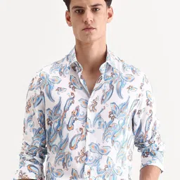 RARE RABBIT Men Floral Printed Casual Shirt-picture-20