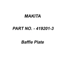 Makita Baffle Plate Suitable For HR2020, Part No 419201-3-image-64