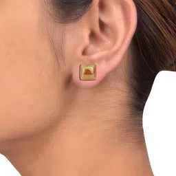 DZINETRENDZ Square Studs Earrings image 4