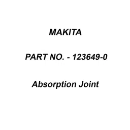 Makita Absorption Joint Suitable For MHW0820, Part No 123649-0-picture-43