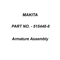 Makita 220-240 V Armature Assembly for HR3011FC, Part No 515448-8-picture-12