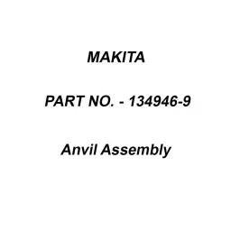 Makita Anvil Assembly, Part No 134946-9-picture-27