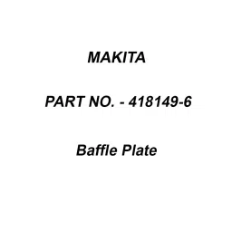 Makita Baffle Plate Suitable For MT580, Part No 418149-6-picture-21