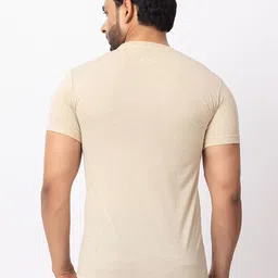 BUFFARO Men Typography Printed Round Neck Cotton T-shirt image 3