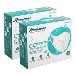 Romsons 50-Pcs 4-Ply Outdoor Anti-Pollution & Disposable Masks-picture-38