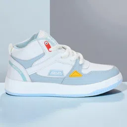 Lil Lollipop Colour Blocked Lace Up Shoes - Blue image 1
