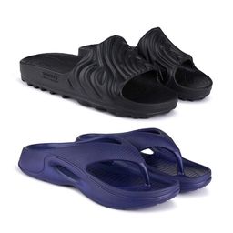 BERSACHE Pack Of 2 Extra Soft Classic Flip Flops-picture-10