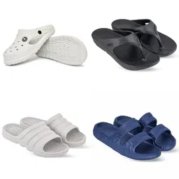 Feel alive Men Set of 4 Ultra-Comfortable Lightweight Clogs-picture-29