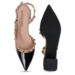 Ronnie Grey PU Block Pumps image 4