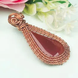 Zhupuk Silver-Plated Teardrop Shaped Pendants image 1