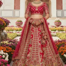 JIYANA WOMENS CHOICE Embellished Semi-Stitched Lehenga & Blouse With Dupatta-picture-19
