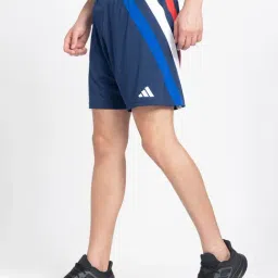 adidas Indigo Blue Printed Sports Short image 3