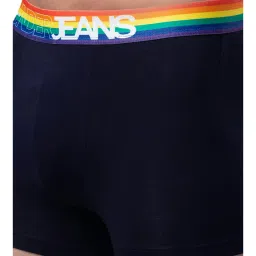 UnderJeans by Spykar Navy Regular Fit Trunks image 4