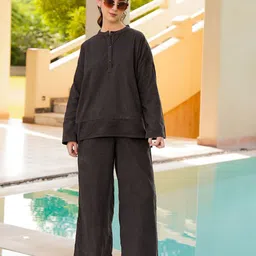 SANSKRUTIHOMES Women Top with Trousers image 1