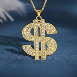 FIMBUL Gold-Plated Cubic Zirconia-Studded Pendants With Chains image 4