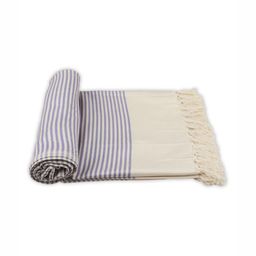 Ramraj Violet & Cream Striped Bamboo 350 GSM Bath Towel-picture-26