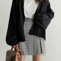 StyleCast Women V-Neck Long Sleeves Sweaters-image-13