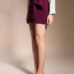 Zastraa Maroon Skort image 3