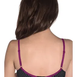 Amante Black & White Dots Non Wired Padded T-Shirt Bra image 2