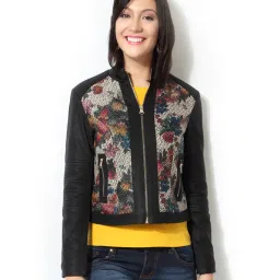 People Multicolor Floral Print Jacket image 1