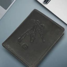 SASSORA Black ARLO Textured Small Leather Bi-Fold Wallet-picture-41