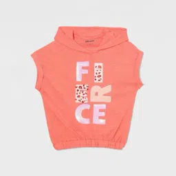Fame Forever by Lifestyle Girls Coral Cotton Embroidery T-Shirt image 1