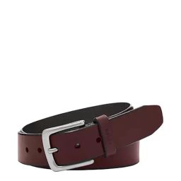 Fossil Joe Red Leather Solid Waist Belt-picture-40