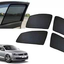 Auto Pearl Side Window Sun Shade Cover for Volkswagen Jetta (Black)-picture-27