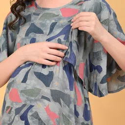 GOLDSTROMS Floral Print A-Line Dress image 4