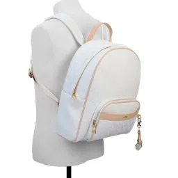 ALDO White Synthetic Medium Backpack image 4