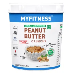 Myfitness Natural Peanut Butter, 1.25 kg Crunchy-picture-14