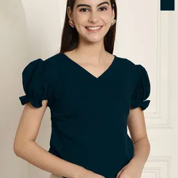 Tromko Solid Pattern Women Top-picture-28