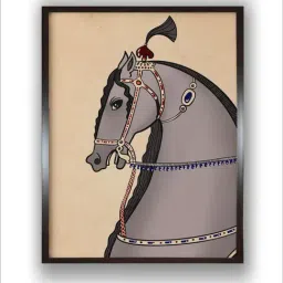 Indian Classic Art Multicolor Canvas Abstract Wall Art image 2