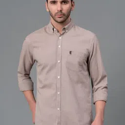 Red Tape Brown Cotton Regular Fit Shirt-image-37