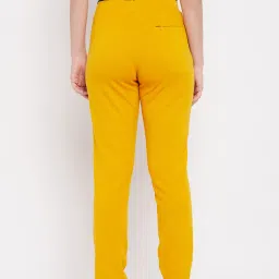 MADAME Mustard Logo Printed Trackpants image 2