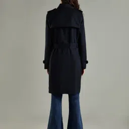 TOMMY HILFIGER Desert Sky Solid Slim Fit Cotton Single Breasted Blazer image 2