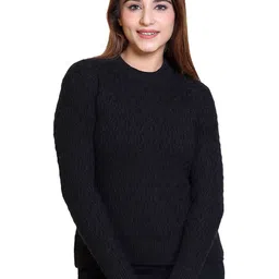 LEZA Women Cable Knit Pullover-picture-41