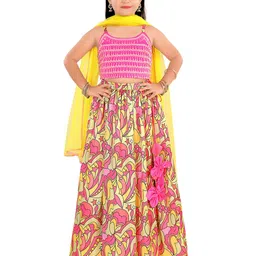 Pragya Exclusive Girls Embellished Beads & Stones Ready to Wear Lehenga & Blouse & Dupatta-picture-24