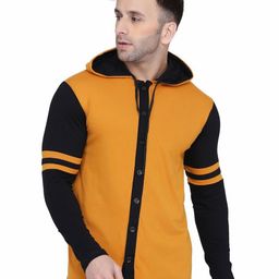 BEYOU FASHION Men Hooded Long Sleeves Slim Fit T-shirt-picture-17