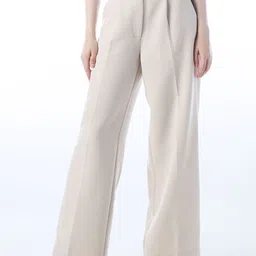 ONLY Women Straight Fit High-Rise Pleated Trousers-picture-33
