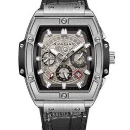 GIORDANO Men Dial & Leather Textured Straps Analogue Watch GZ-50098-07 image 4