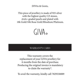 GIVA 925 Silver Rose Gold-Plated Contemporary Zircon Studded Hoop Earrings image 4