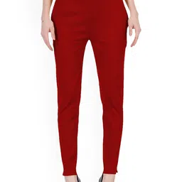 MIXFIT Women Slim Fit High-Rise Trousers-image-31