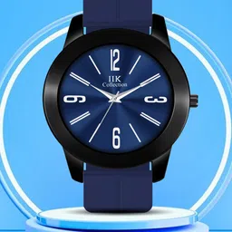 IIK COLLECTION Men Round Dial Adjustable Flexible Magnetic Lock Silicon Strap Watch-picture-23